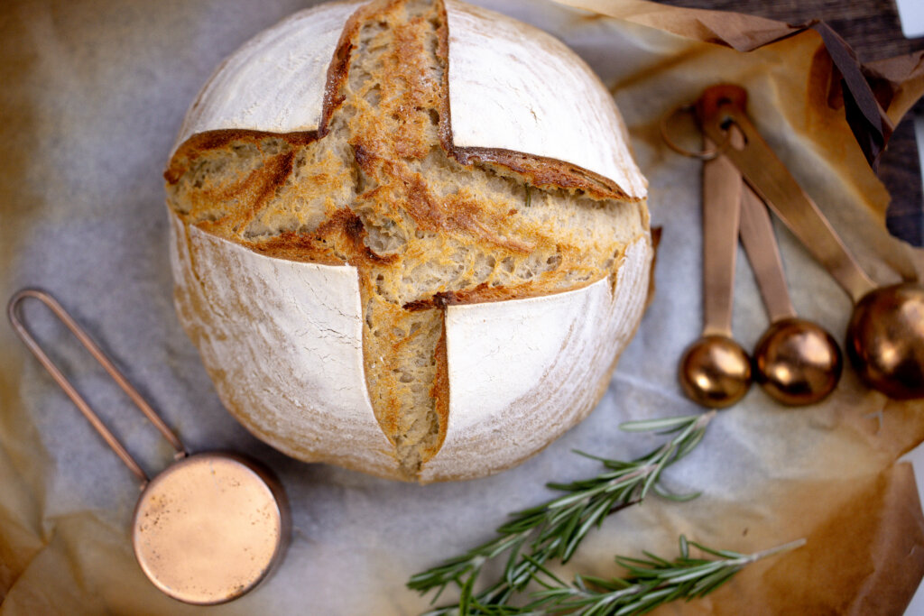 sourdough rosemary olive oil bread